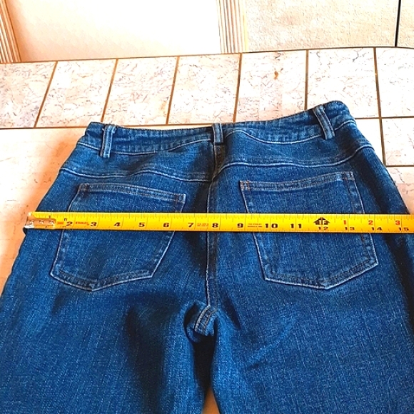 VINTAGE women's Jeans, New pair from Cache, sz 0..floral ,beading design - Picture 12 of 14